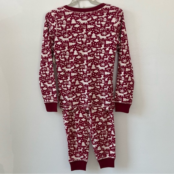 Pact organic cotton womens Whimsy Holiday Pajama Set - Picture 2 of 3